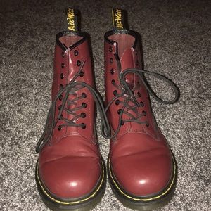 Dr. Martens 1460 Mens Cherry Red Boots